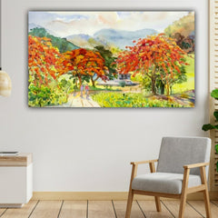 Canvas Painting Flower Landscape Frame for Living Room Wall Decors