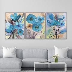 Canvas Painting Flower Art Frame for Living Room Wall Decors