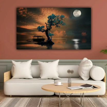 Canvas Painting with Frame for Living Room Wall Decoration