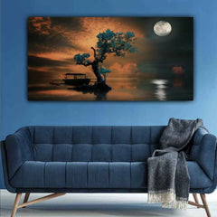 Canvas Painting with Frame for Living Room Wall Decoration