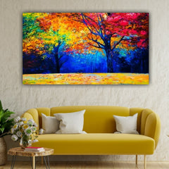 Canvas Painting Landscape Wall Painting Frame 