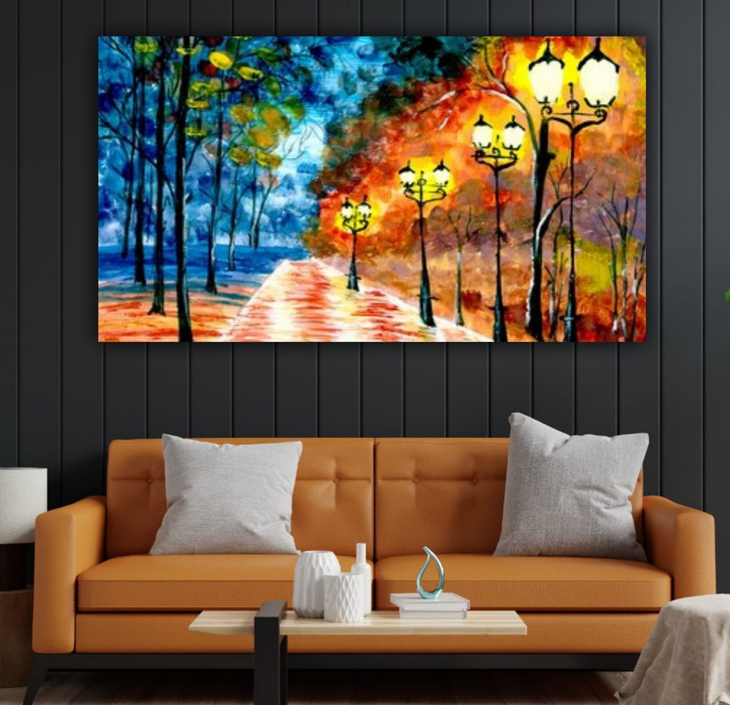 Canvas Painting Beautiful Landscape Wall Painting Frame