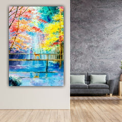 Canvas Painting Landscape Wall Painting Frame for Living Room Wall