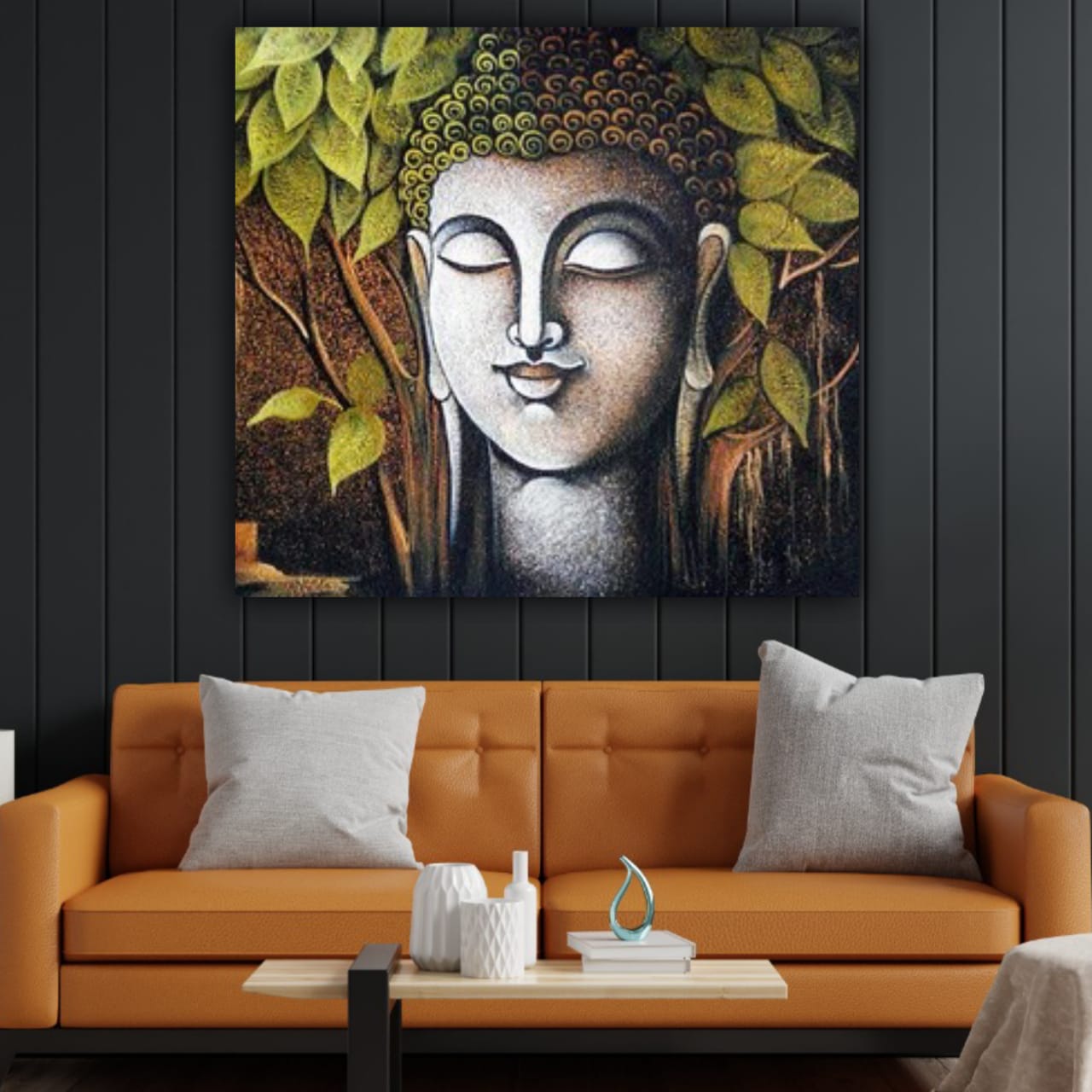 Meditating Lord Buddha Painting | Buddha wall Arts