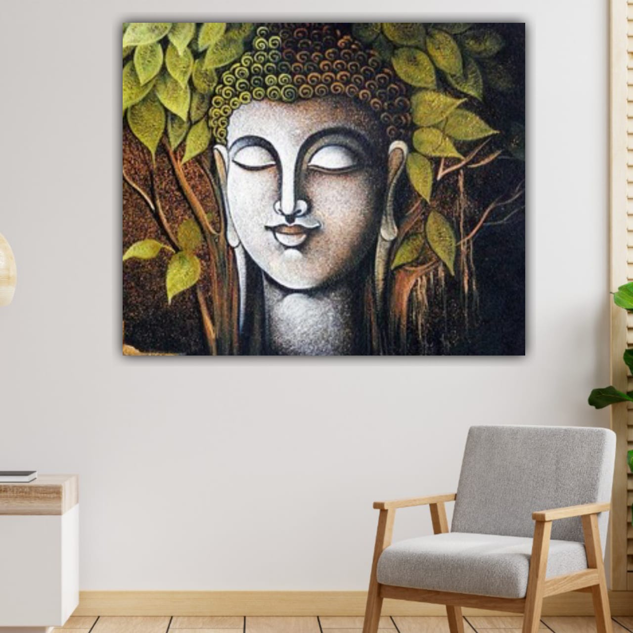 Meditating Lord Buddha Painting | Buddha wall Arts