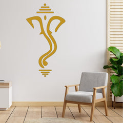 3D Wall Art Lord Ganesha Wall Decor Peel and Stick Self Adhesive Acrylic Wall Art for Living Room Wall Decor | Lord Ganesha Wall Decor | Giftings (24 by 18 Inches)