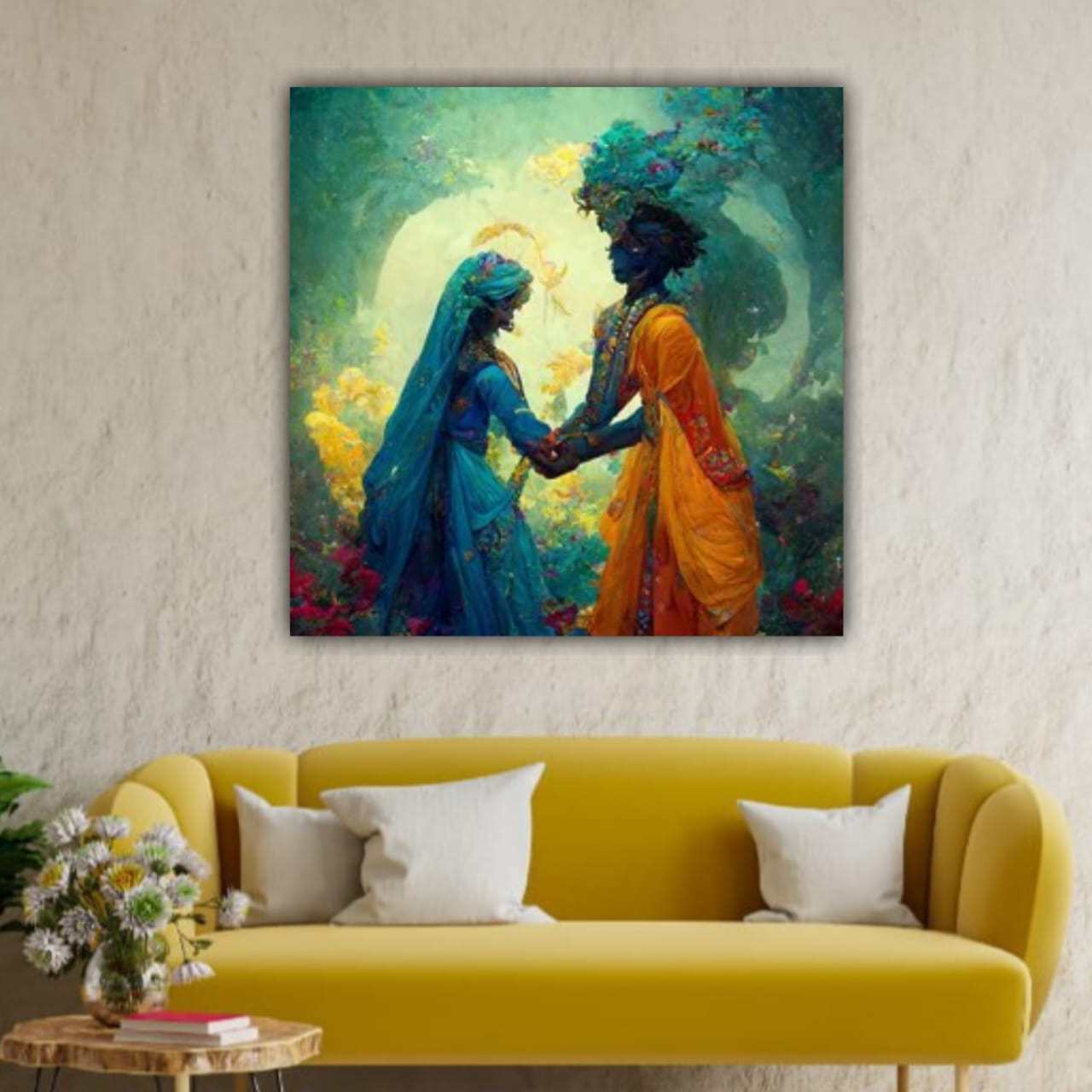 Radha Krishna Wall Frame  