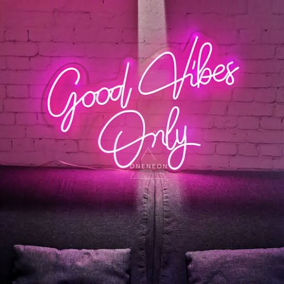 Good Vibes Only Led Neon Lights Sign