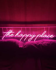 The Happy Place Led Neon Lights Sign