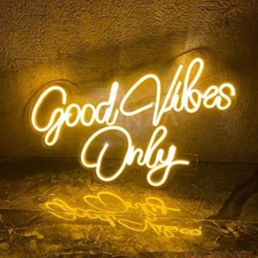 Good Vibes Only Led Neon Lights Sign