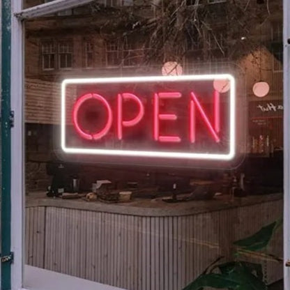 Neon Light Sign Open Word | Custom Neon Sign | LED Neon Lights 