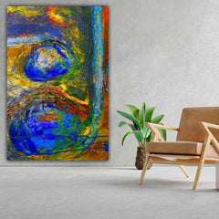 Abstract Canvas Painting Frame for Wall Decoration