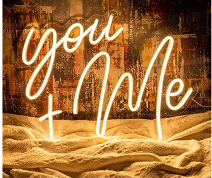 You Plus me Led Neon Lights Sign