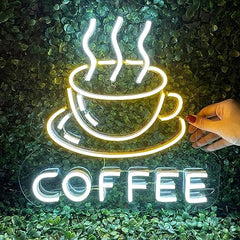 Beautiful LED Neon Sign Light Coffee with Logo for Coffee Shop
