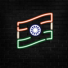  Led Neon Light Sign Indian Flag | Custom Neon Sign 