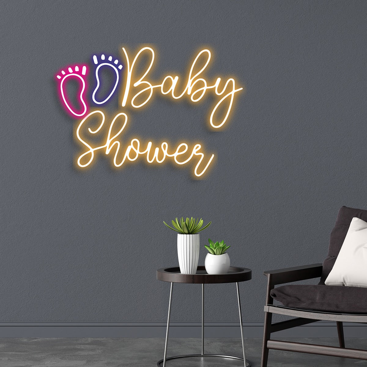 Beautiful Led Neon Light Sign Baby Shower | Custom Neon Sign 