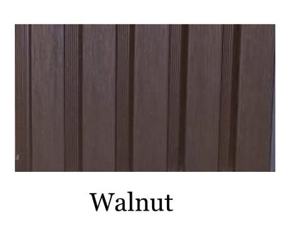 WPC Wall Panel for Exterior Outdoor Facade Louvers | WPC Fluted Wall Panel Louvers for Building Front Facade Elevation  (size - 8.5 x 110 Inches each Panel) (Qty - 10 Nos) (Copy)