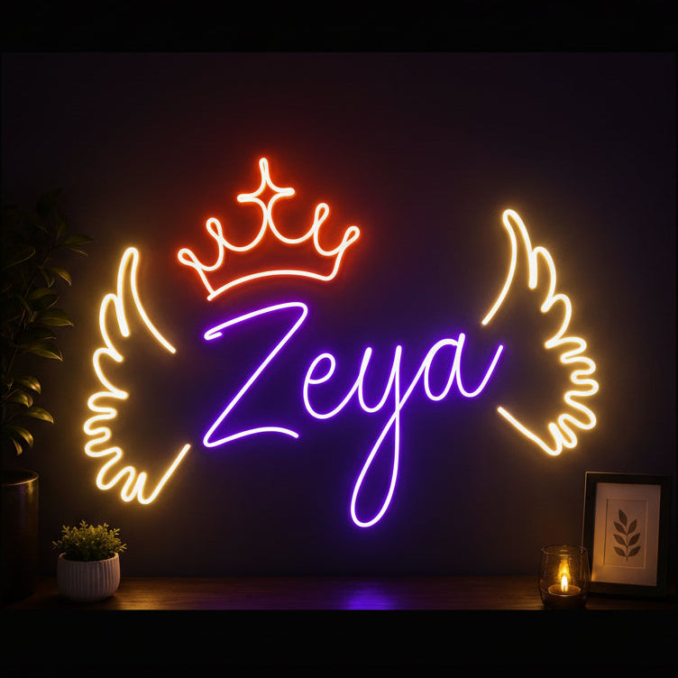 Custom Neon Sign Board LED Name Light Big Size Wall Decor
