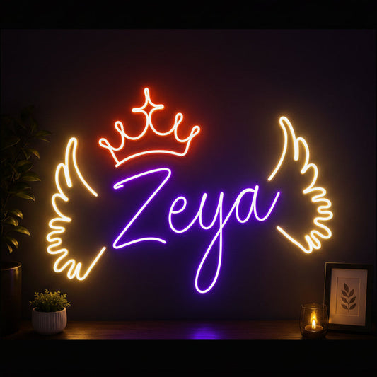 Custom Neon Sign Board LED Name Light Big Size Wall Decor