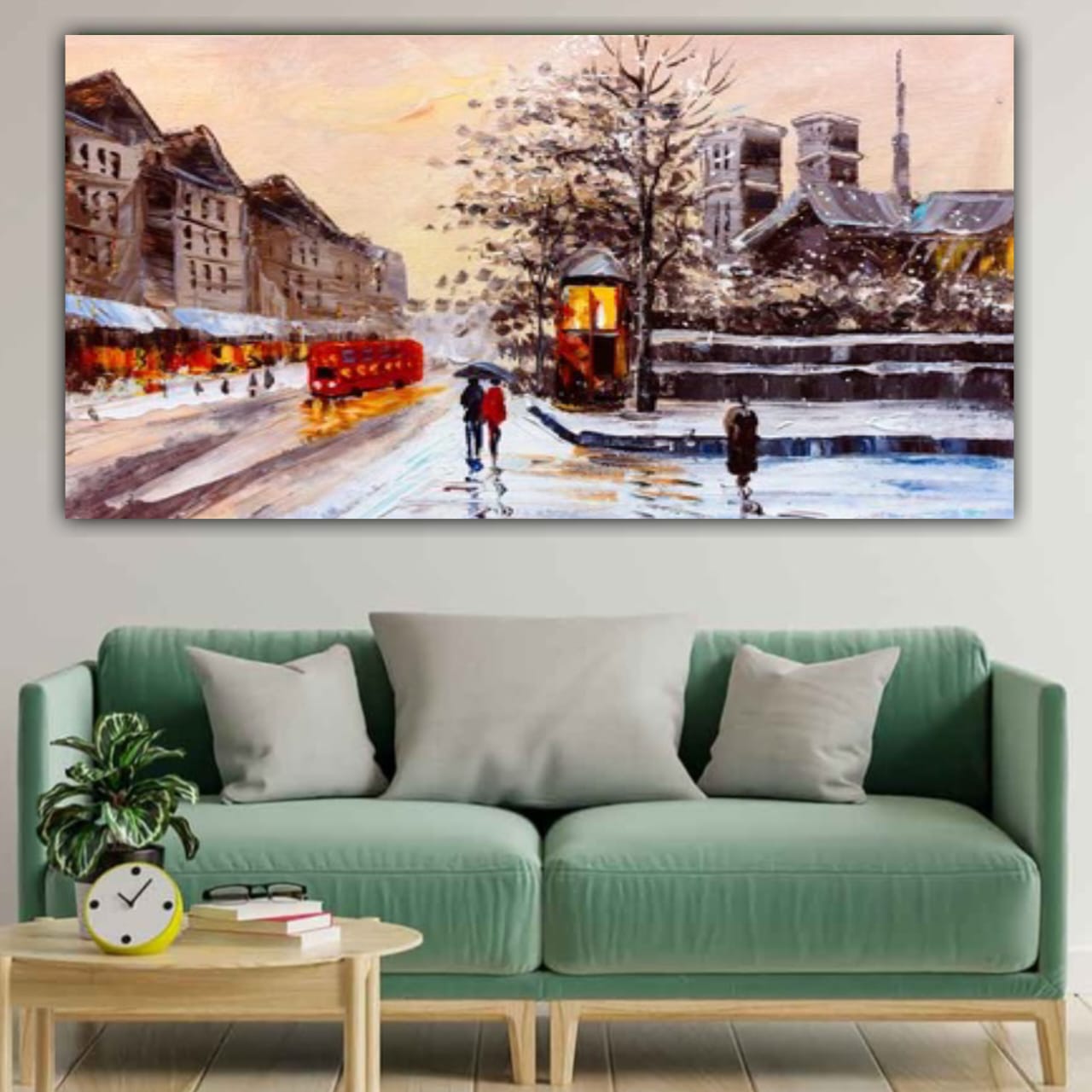 Landscape Canvas Painting Wall Frame for Living Room Wall Decoration