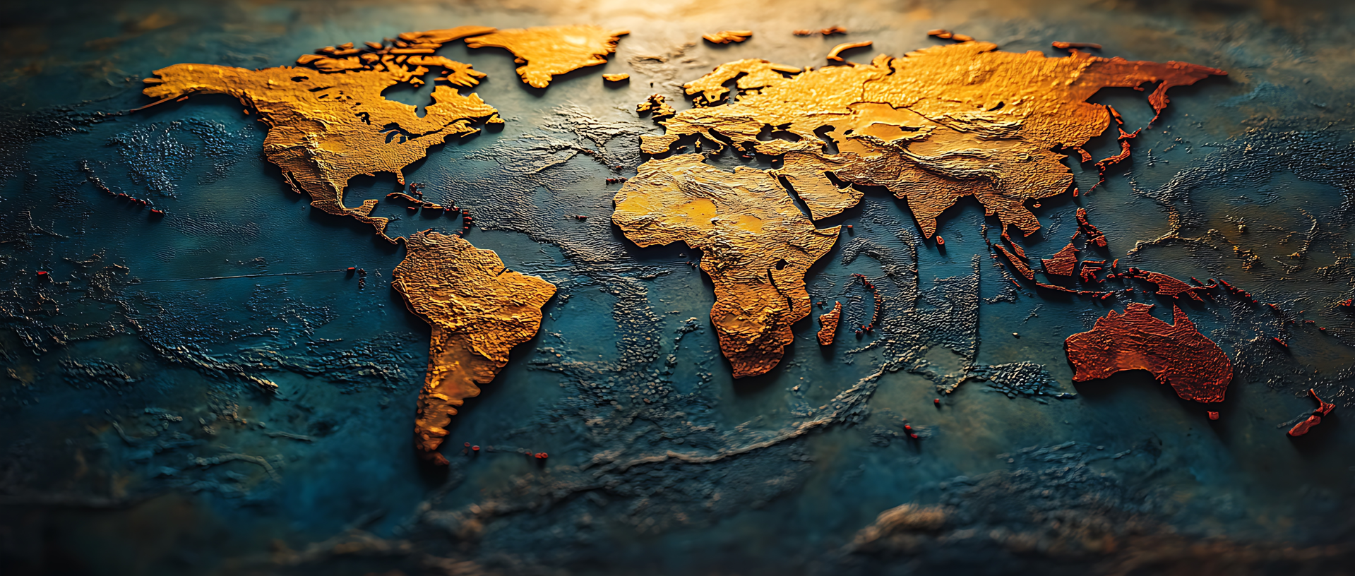 World Map Wallpaper for Study Room Wall Decors | Wallpaper | Map Wallpapers World map with a textured surface in warm colors