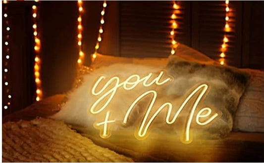 You Plus me Led Neon Lights Sign