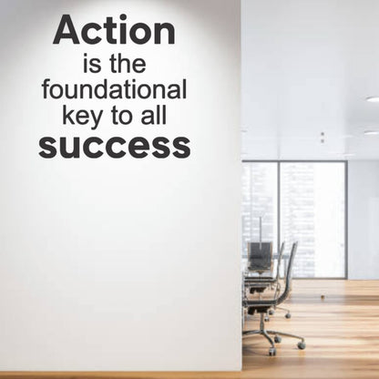 Black Acrylic Motivational Quotes self adhesive for office decor home shops