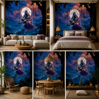 Radha Krishna Wallpaper | Peel & Stick Premium Wallpaper