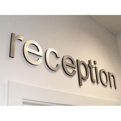 Premium Gold Acrylic Letter Sign | 3D Raised Alphabet for Name Plates & Wall Branding | Luxury Metallic Finish Letter