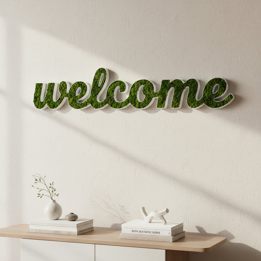 artificial moss 3d letter sign custom green moss logo signage for office wall branding