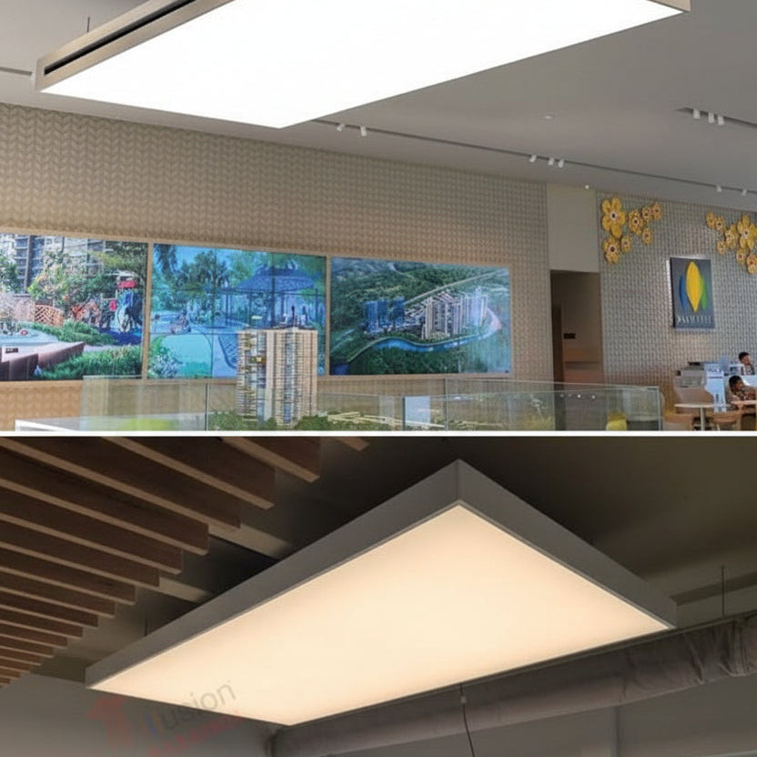 LED Fabric Light Panel | Linear Backlit Ceiling Lighting for Offices & Interiors