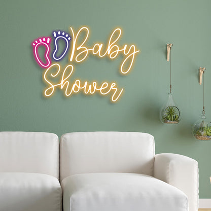 Baby Shower neon sign board customised neon light signs party decoration custom neon sign wall decor