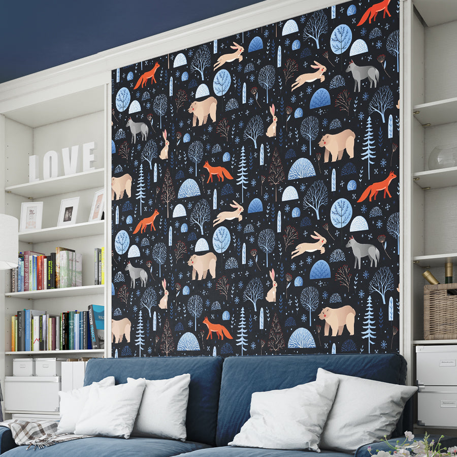 370 gsm Wallpaper Self Adhesive Mural Wallpaper Customized Wallpaper tiles
