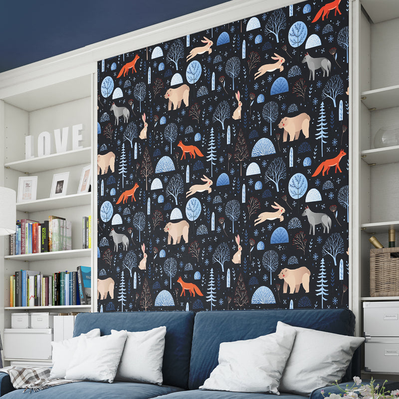 370 gsm Wallpaper Self Adhesive Mural Wallpaper Customized Wallpaper tiles