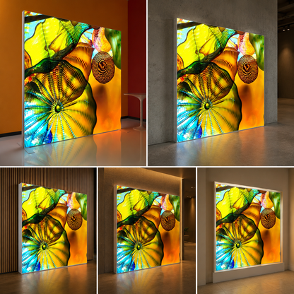 Premium LED Fabric Lightbox Display Wall | Backlit Exhibition Display Panel for Retail, Events & Branding