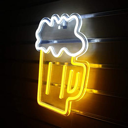 beer mug neon sign board customised bar neon light signs pub wall decor custom neon sign