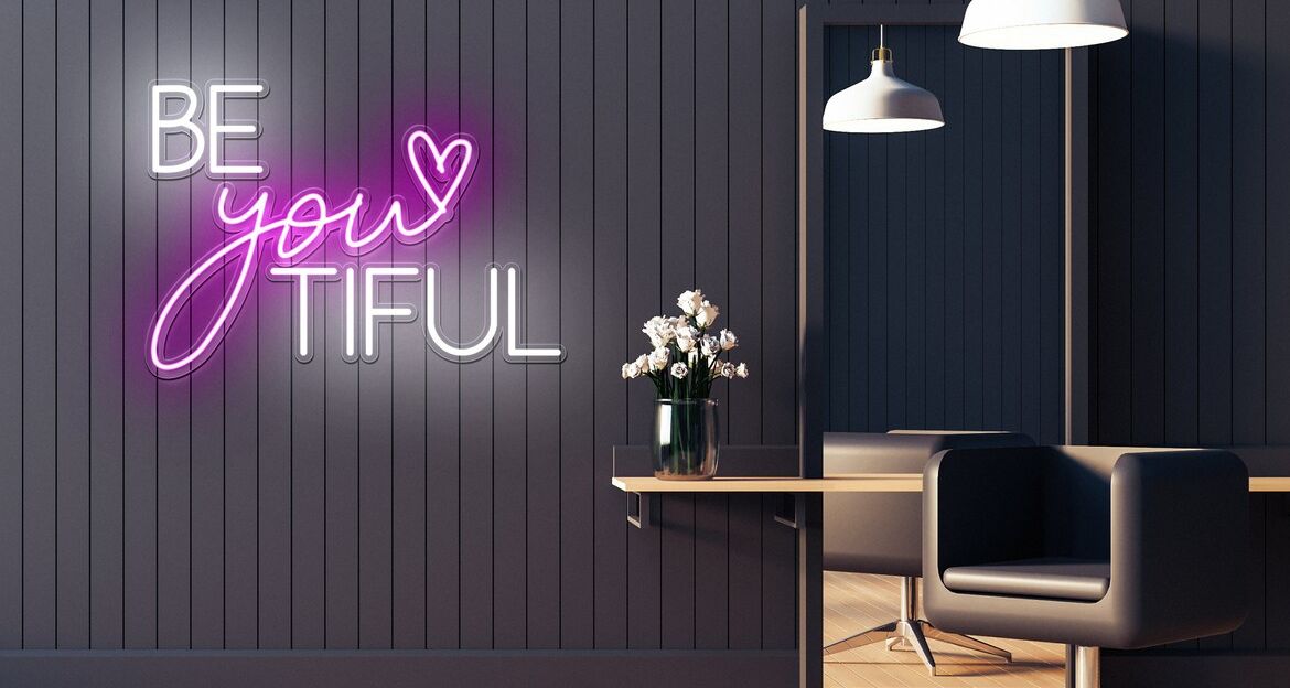 Neon Light Sign Beautiful Custom Neon Sign | LED Neon Lights