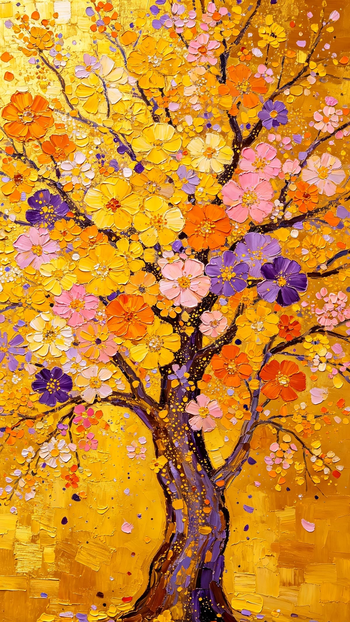 Floral Tree Ceiling Panel for Luxury Living Room False Ceiling and Interior Decor