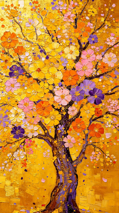 Floral Tree Ceiling Panel for Luxury Living Room False Ceiling and Interior Decor