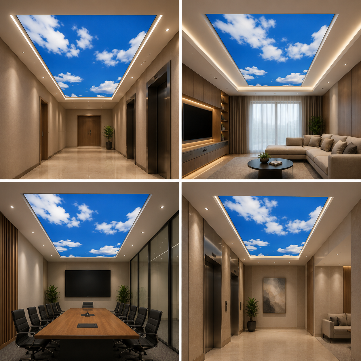 LED Fabric Light Box Panel | Backlit Fabric Ceiling Display with LED Lighting