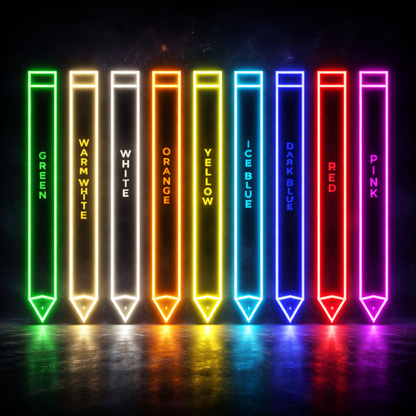 Romantic Couple Neon Sign Board LED Wall Light Big Size Bedroom Decor