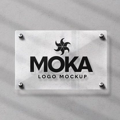 Conway Concept acrylic logo sign board printed round wall signage studio branding decor
