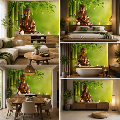 Premium Lord Buddha Wallpaper HD Self Adhesive