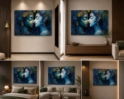 Radha Krishna Painting | Canvas Painting Frame