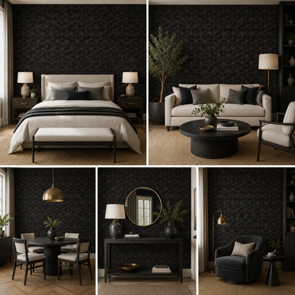 Diamond Pattern Self Adhesive Wallpapers for Living Room