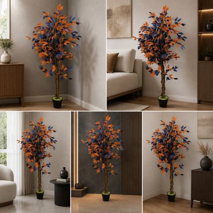 War Eagle Faux Ficus Tree for living room and Garden Decor Height 200 cm