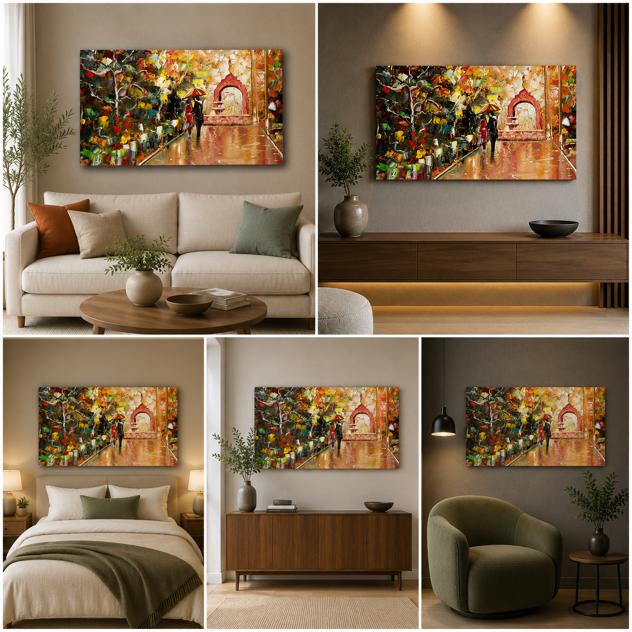 Couple Painting Frame for Living Room Wall Decor