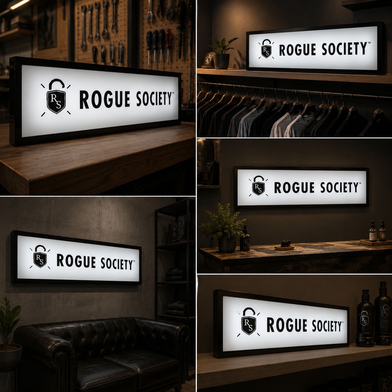 Custom LED Business Light Box Sign | Illuminated Brand Display Board | Backlit Storefront Logo Signage for Shop Office Branding