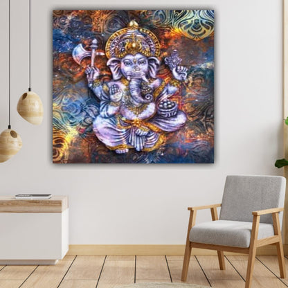 Ganpati Lord Ganesh ji Wall Decor Frame Large Size
