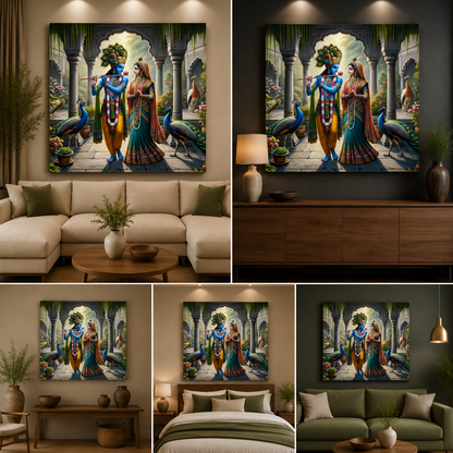 Radha Krishna Painting | Canvas Painting Frame